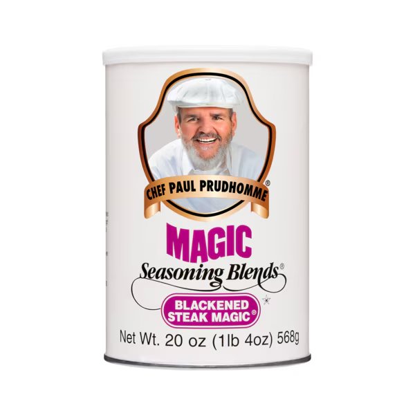 Kosher Blackened Steak Magic Seasoning 20 oz., PK4, Magic Seasoning, Mfr#: STE201
